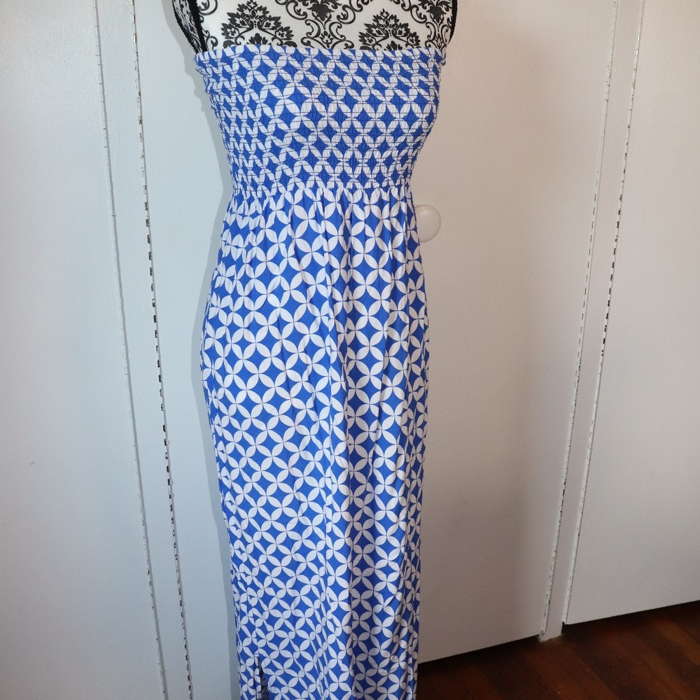 Blue and White Tube dress
